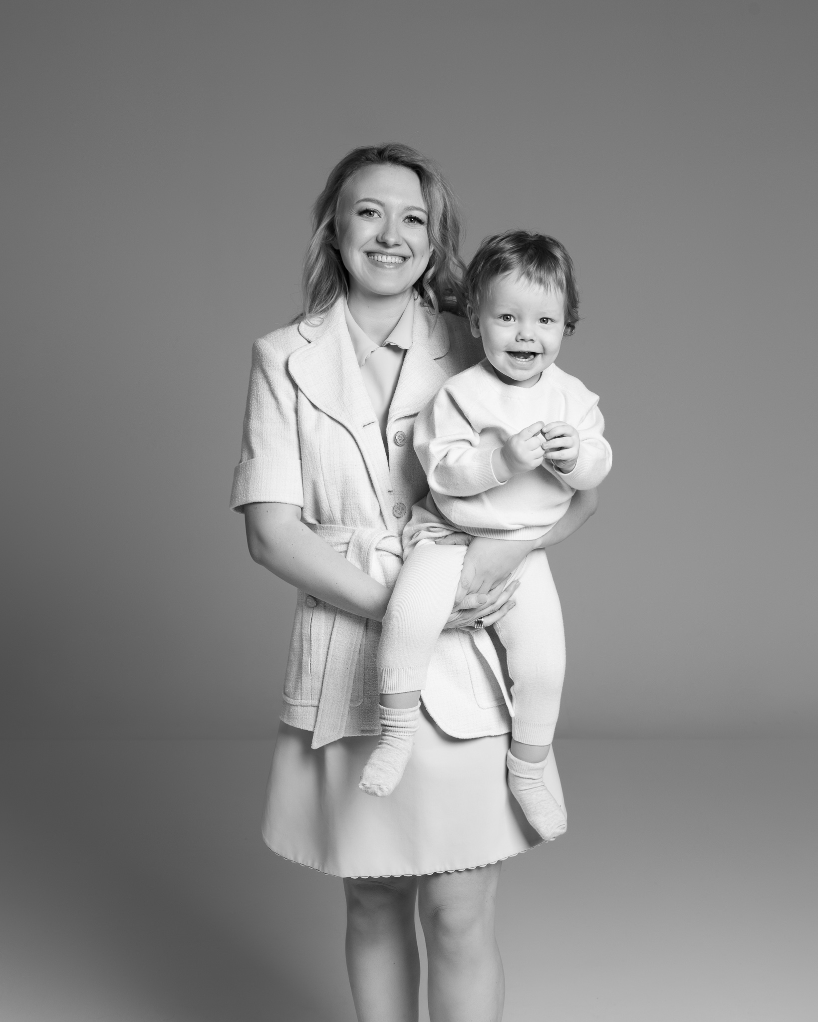 Tatiana Kholodkova with her child